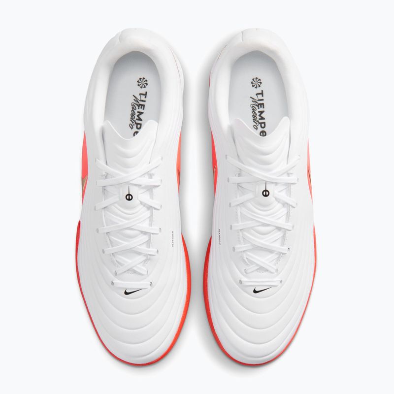 Încălțăminte de fotbal pentru bărbați Nike Tiempo Maestro Academy white/bright crimson/blur 3