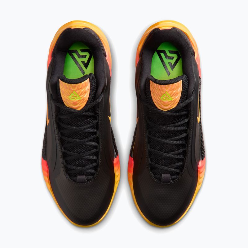 Încălțăminte de baschet pentru bărbați Nike Giannis Freak 8 Black/Laser Crimson/Laser Orange 3