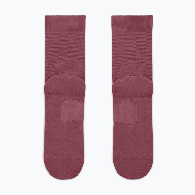 Șosete Nike Run Midweight Crew pink smoke/pink rise/white 3