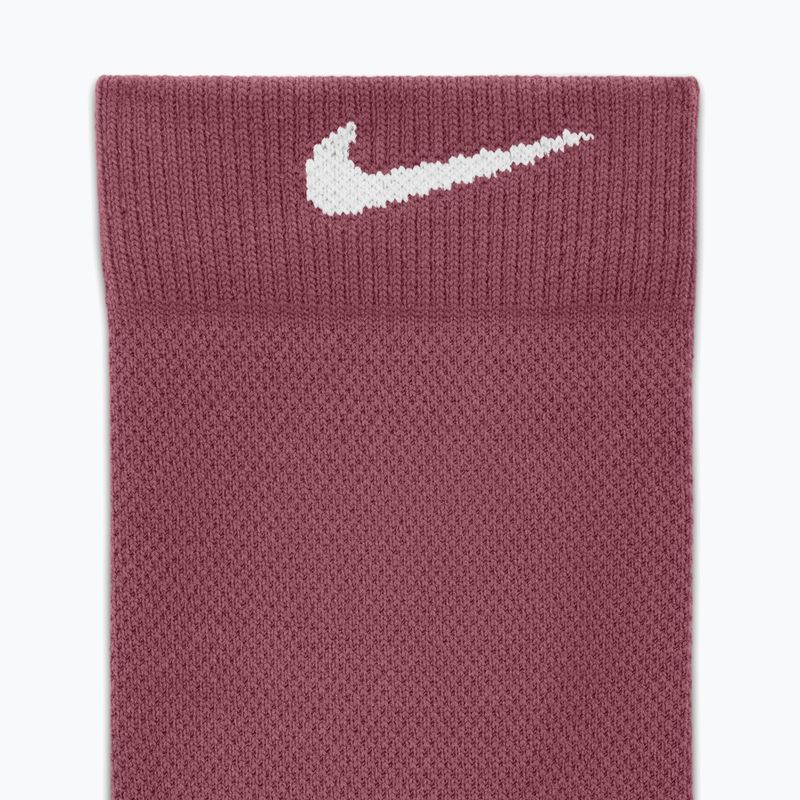 Șosete Nike Run Midweight Crew pink smoke/pink rise/white 4