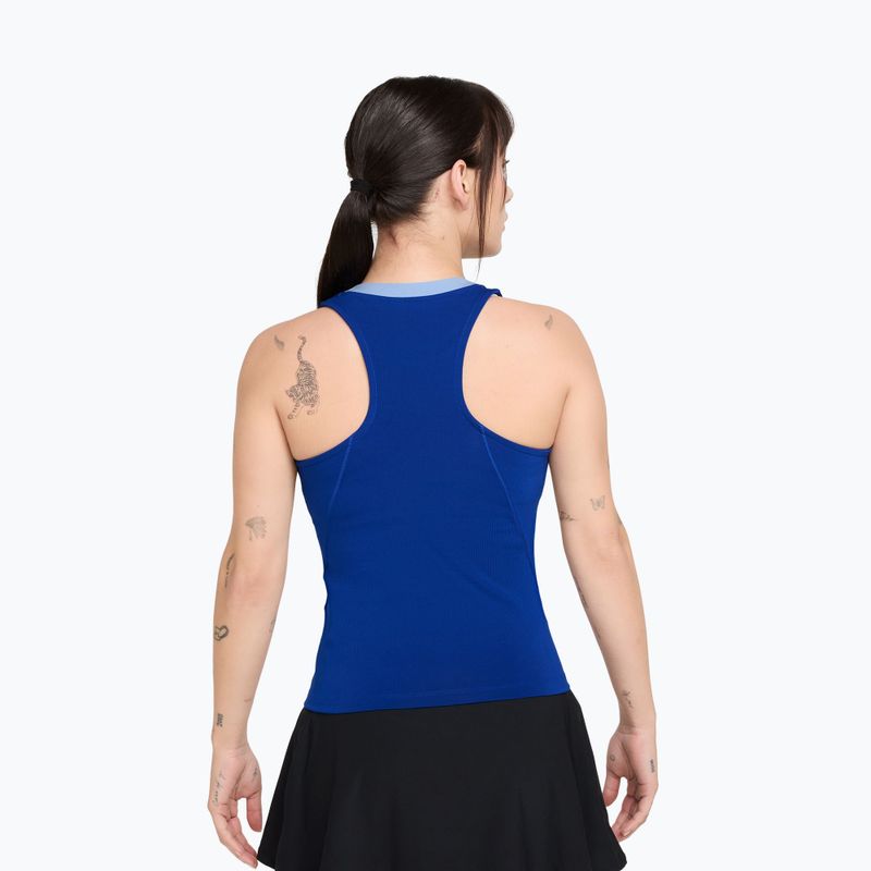 Tricou pentru femei Nike Court Dri-Fit Advantage old royal/white 2