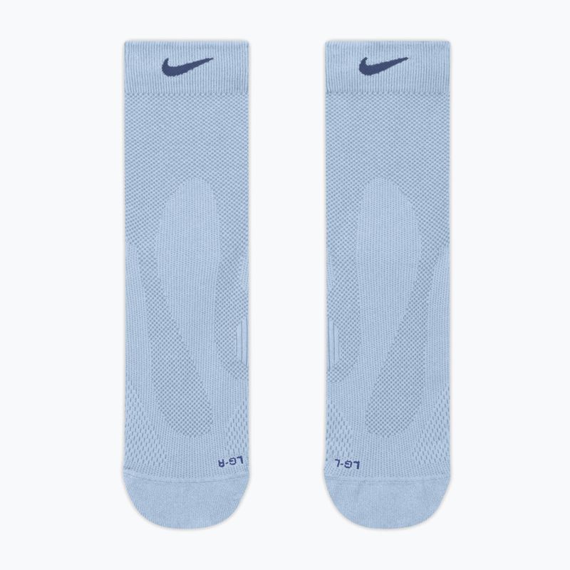 Șosete Nike Run Lightweight Crew hydrogen blue/mystic navy/mystic navy 2
