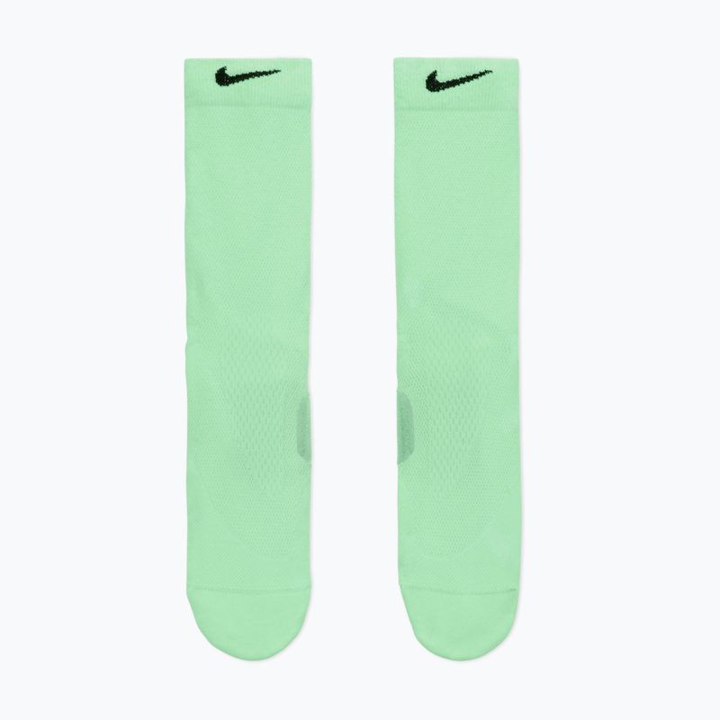 Șosete Nike Run Midweight Crew cucumber calm/black/black 2