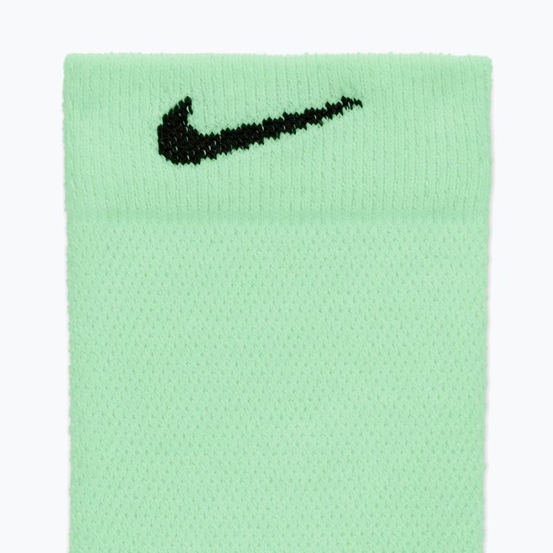 Șosete Nike Run Midweight Crew cucumber calm/black/black 4