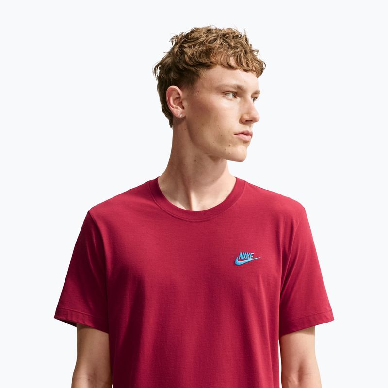 Tricou pentru bărbați Nike Sportswear Club tough red/football blue 5