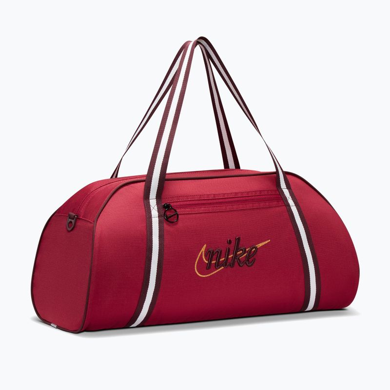 Geantă de antrenament pentru femei Nike Gym Club Retro 24 l tough red/mystic dates/mystic dates 2