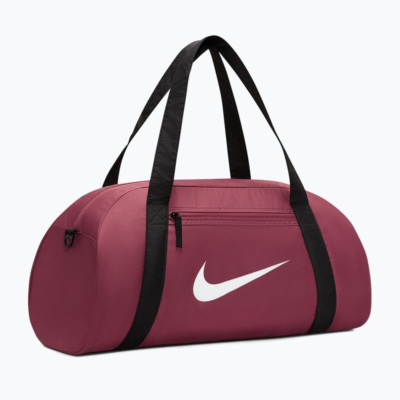 Geantă de antrenament pentru femei Nike Gym Club 24 l pink smoke/black/white 2