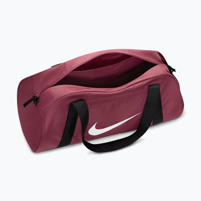 Geantă de antrenament pentru femei Nike Gym Club 24 l pink smoke/black/white 4