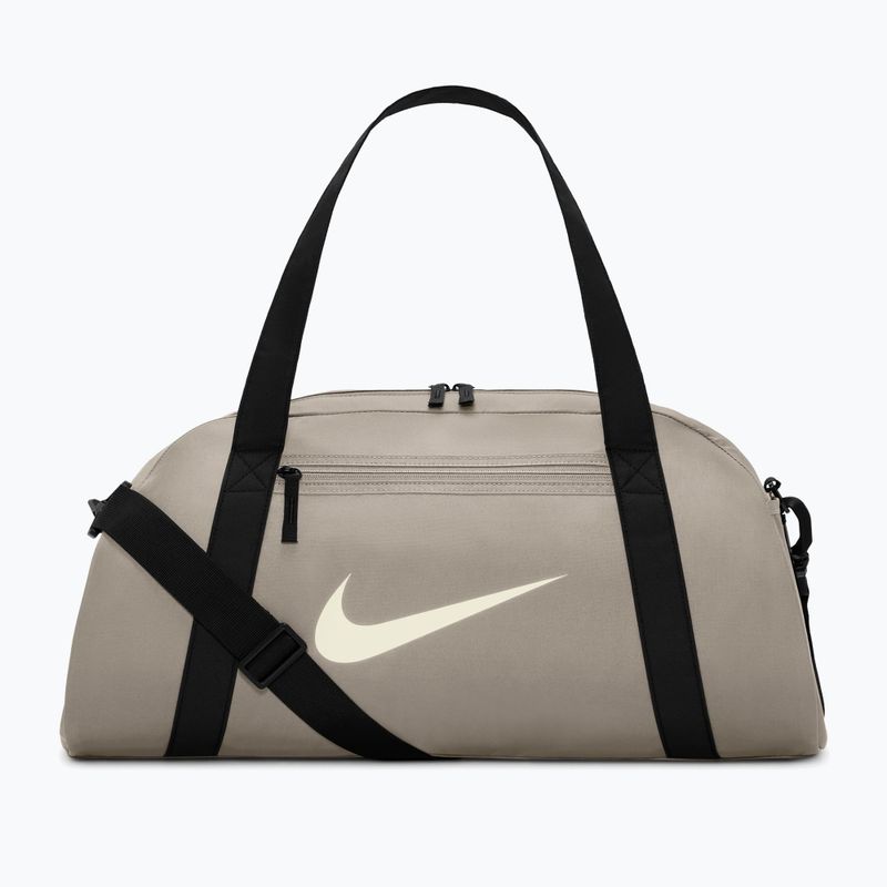 Geantă de antrenament pentru femei Nike Gym Club 24 l cream ii/black/sail