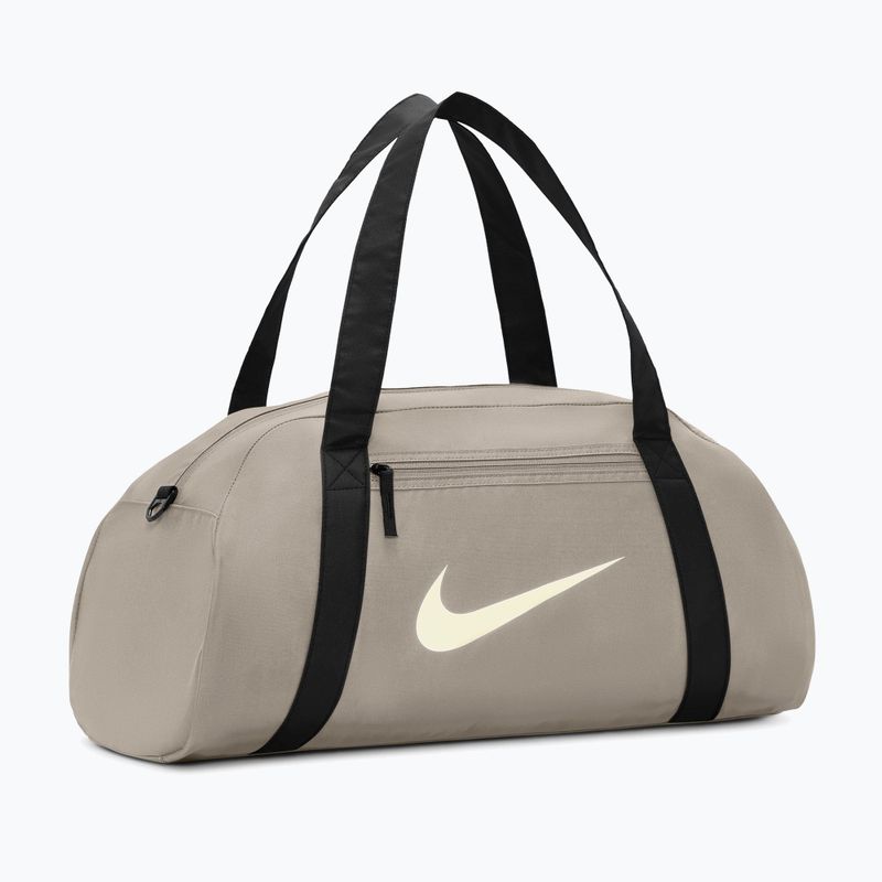 Geantă de antrenament pentru femei Nike Gym Club 24 l cream ii/black/sail 2