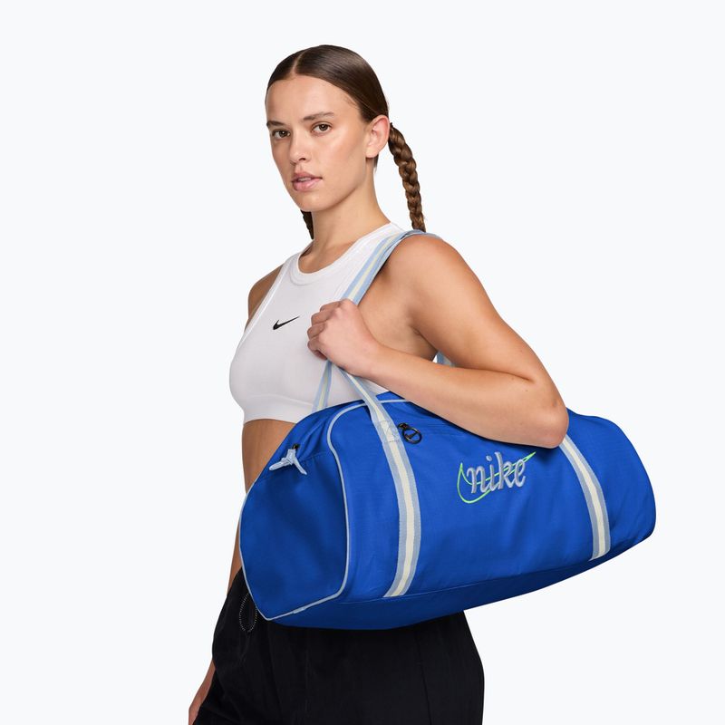 Geantă de antrenament pentru femei Nike Gym Club Retro 24 l old royal/hydrogen blue/hydrogen blue 9