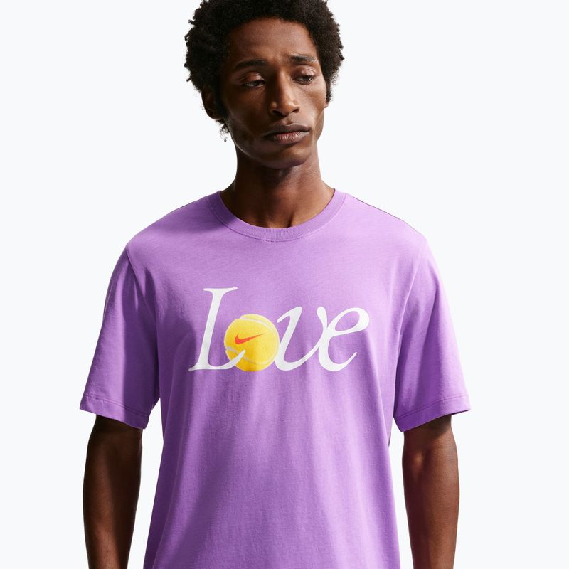 Tricou de tenis pentru bărbați Nike Court Love bright violet 4
