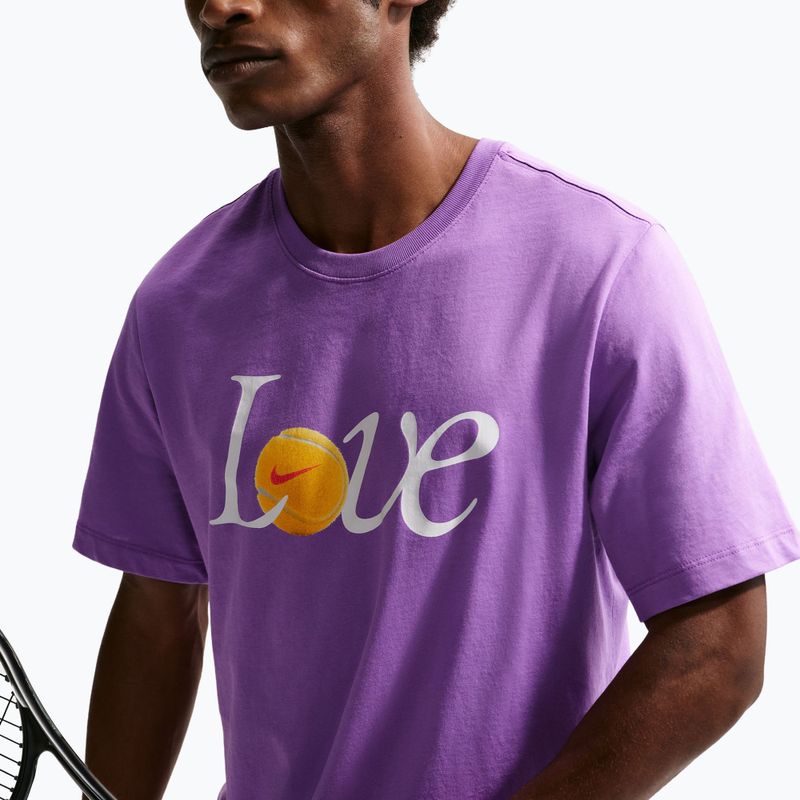 Tricou de tenis pentru bărbați Nike Court Love bright violet 5