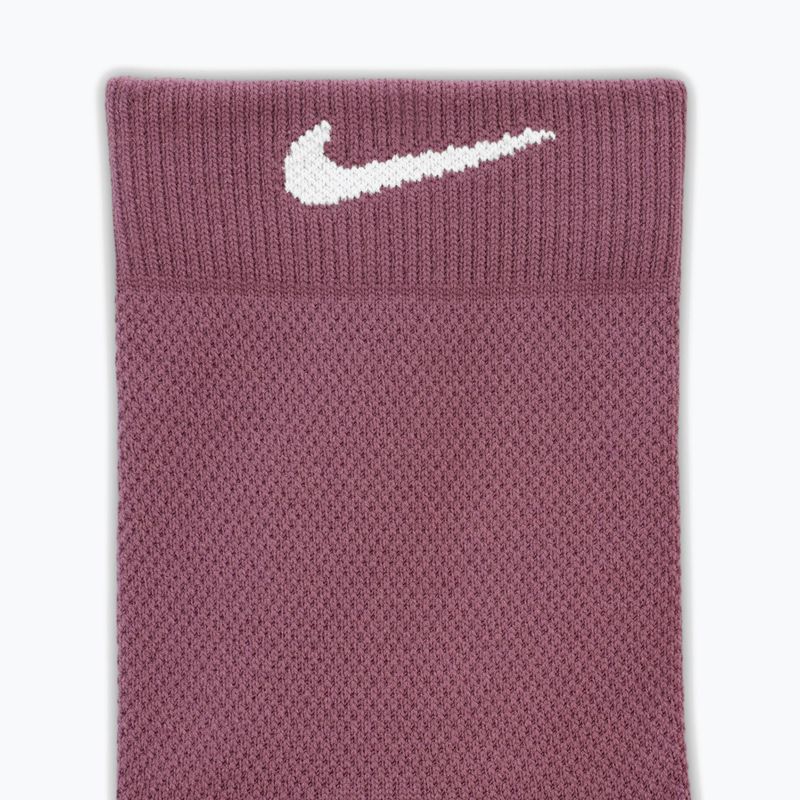 Șosete Nike Run Midweight Micro Crew pink smoke/pink rise/white 4