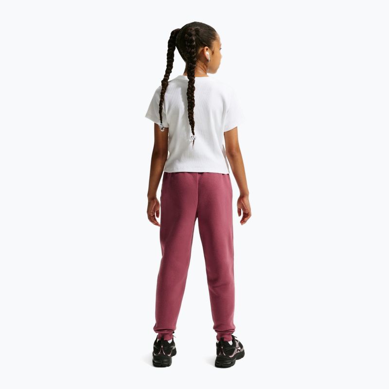 Pantaloni pentru copii Nike Sportswear Studio pink smoke/white 3