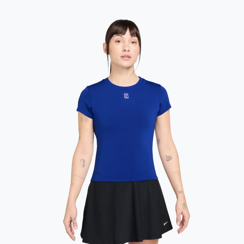 Tricou de tenis pentru femei Nike Court Dri-Fit Advantage old royal/white