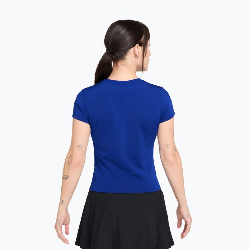 Tricou de tenis pentru femei Nike Court Dri-Fit Advantage old royal/white 2