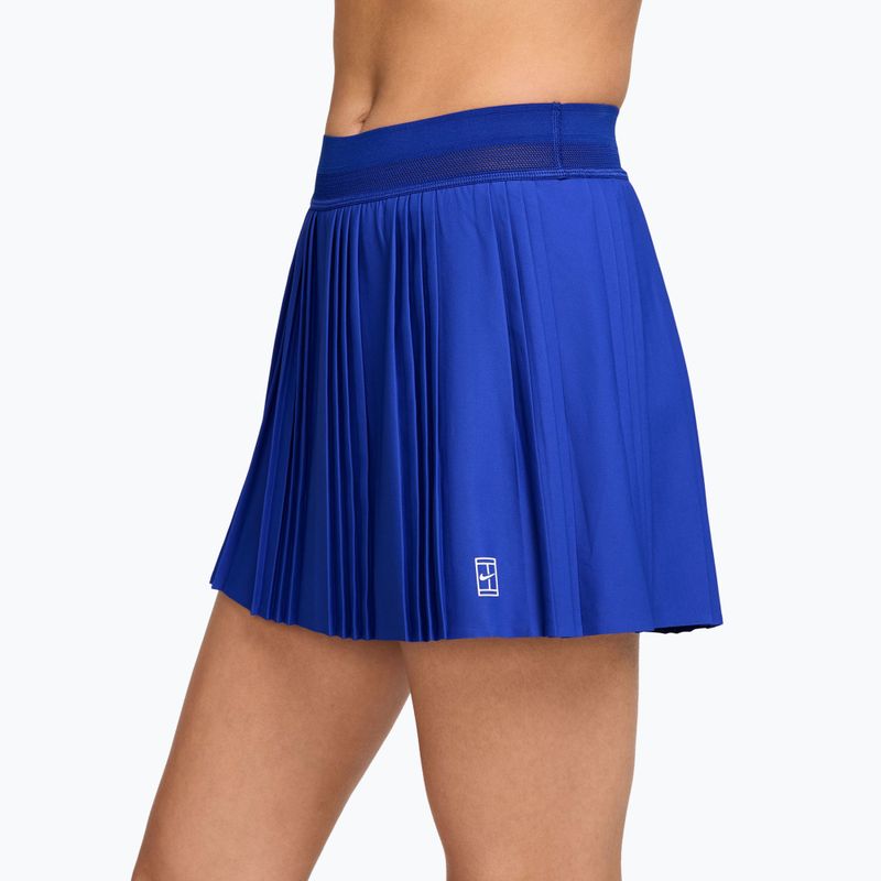 Fustă de tenis Nike Court Dri-Fit Advantage Pleated old royal/white 3