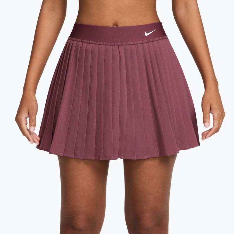 Fustă Nike Victory Dri-Fit High-Waisted Pleated pink smoke/white