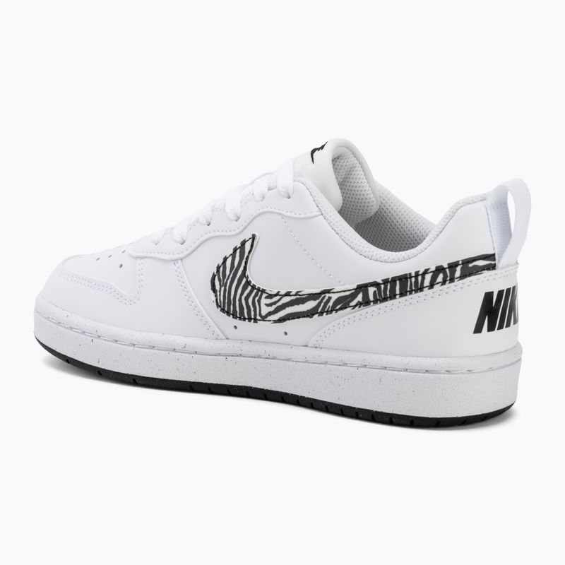Pantofi Nike Court Borough Low alb/negru 3