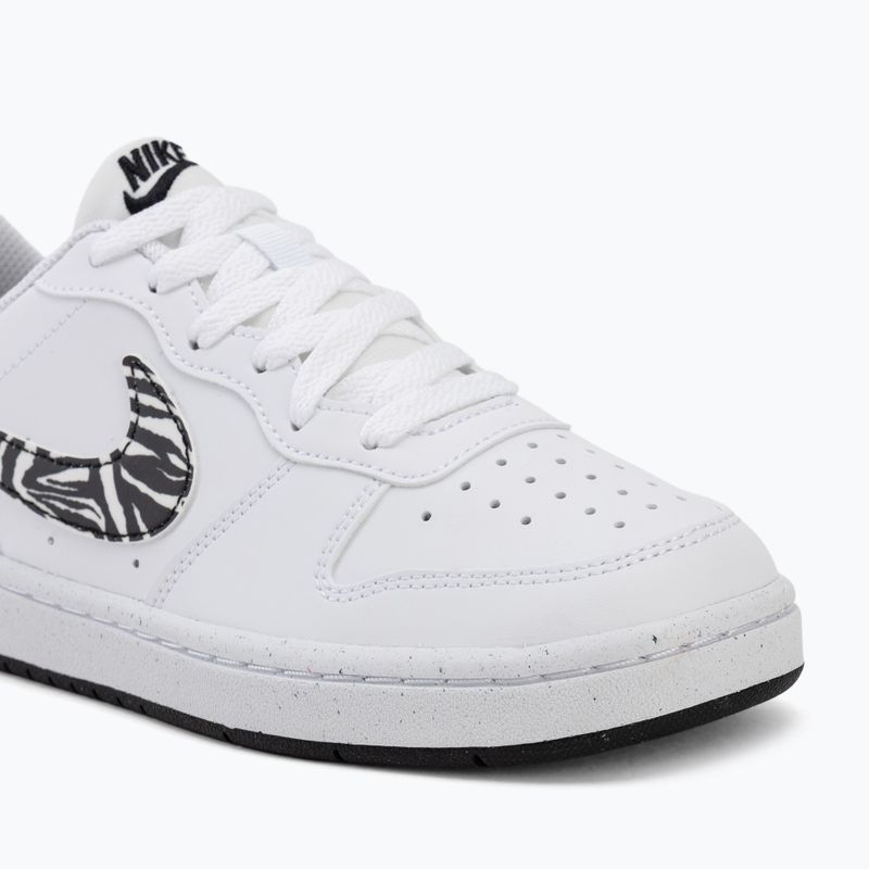 Pantofi Nike Court Borough Low alb/negru 7