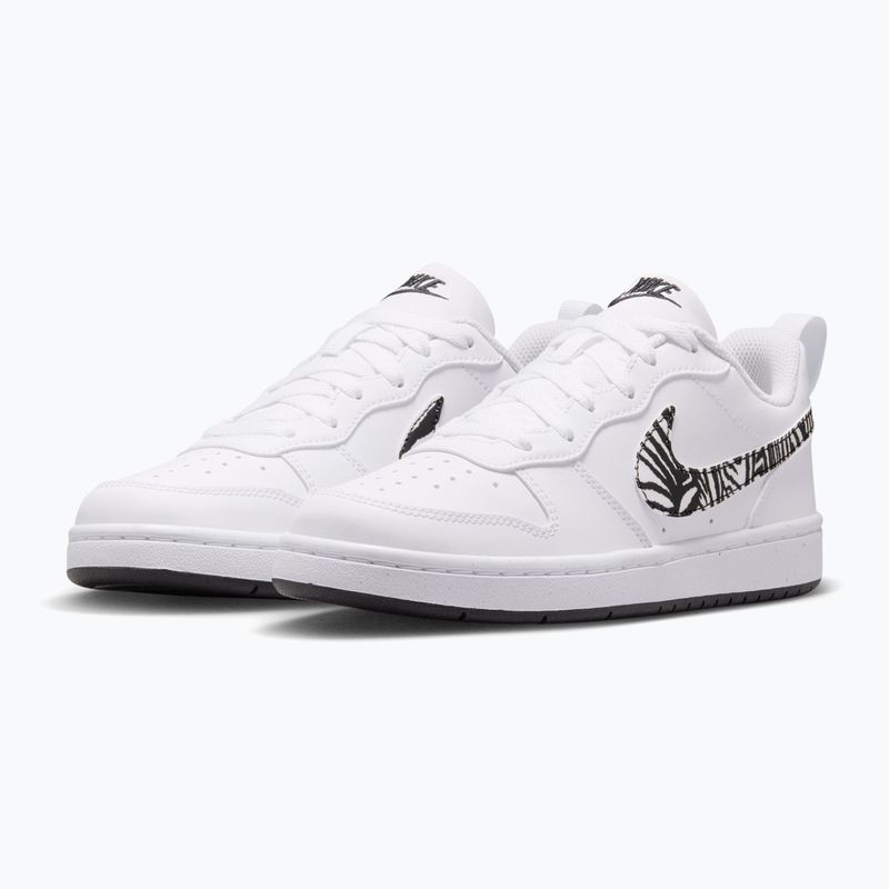 Pantofi Nike Court Borough Low alb/negru 11