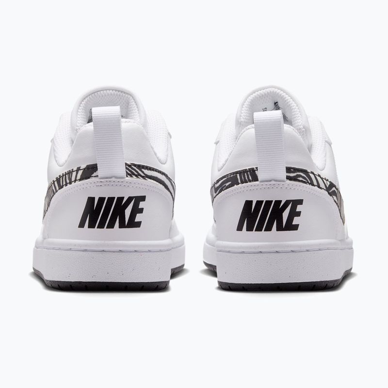 Pantofi Nike Court Borough Low alb/negru 12