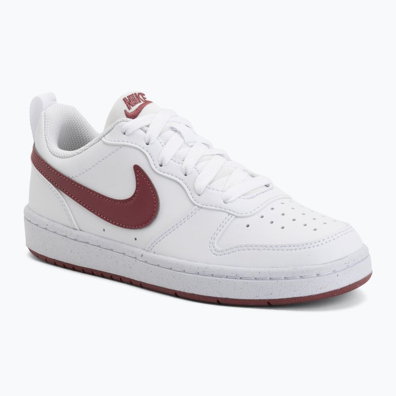 Încălțăminte pentru copii Nike Court Borough Low Recraft white/pink smoke