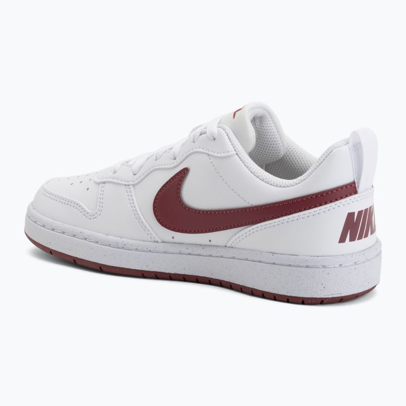 Încălțăminte pentru copii Nike Court Borough Low Recraft white/pink smoke 3