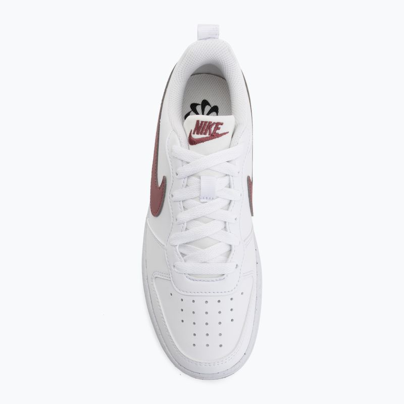 Încălțăminte pentru copii Nike Court Borough Low Recraft white/pink smoke 5