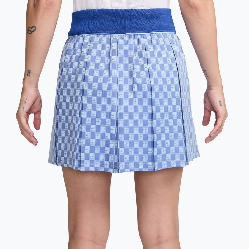 Fustă de tenis Nike Court Collection High-Waisted aluminum 2