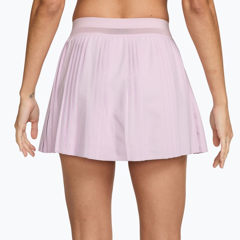 Fustă de tenis Nike Court Dri-Fit Advantage Pleated bleached lilac/white 2