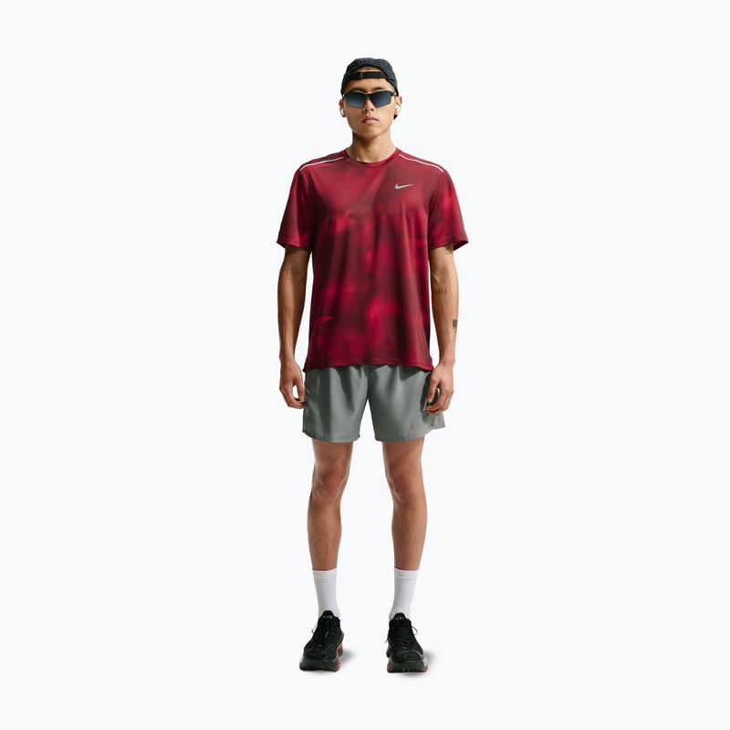 Tricou de alergare pentru bărbați Nike Miler light crimson 2