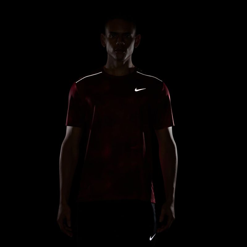 Tricou de alergare pentru bărbați Nike Miler light crimson 7