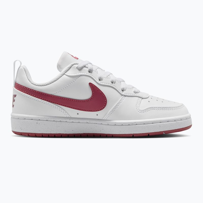 Încălțăminte pentru copii Nike Court Borough Low Recraft white/pink smoke