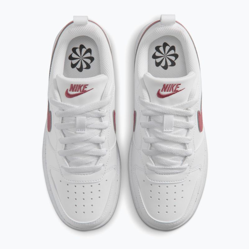 Încălțăminte pentru copii Nike Court Borough Low Recraft white/pink smoke 4