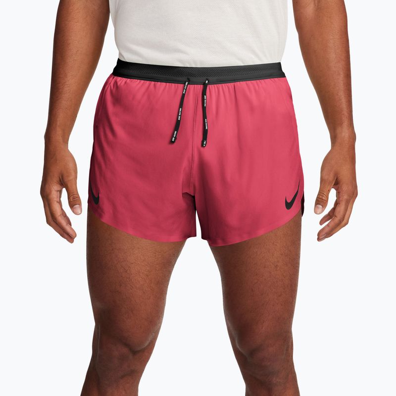 Pantaloni scurți de alergare pentru bărbați Nike AeroSwift fusion red/black