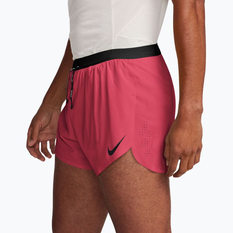 Pantaloni scurți de alergare pentru bărbați Nike AeroSwift fusion red/black 3