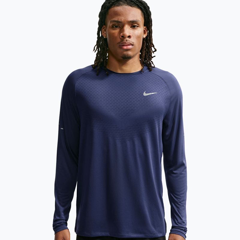 Longsleeve de alergare pentru bărbați Nike Stride Dri-Fit ADV Midnight Navy 4