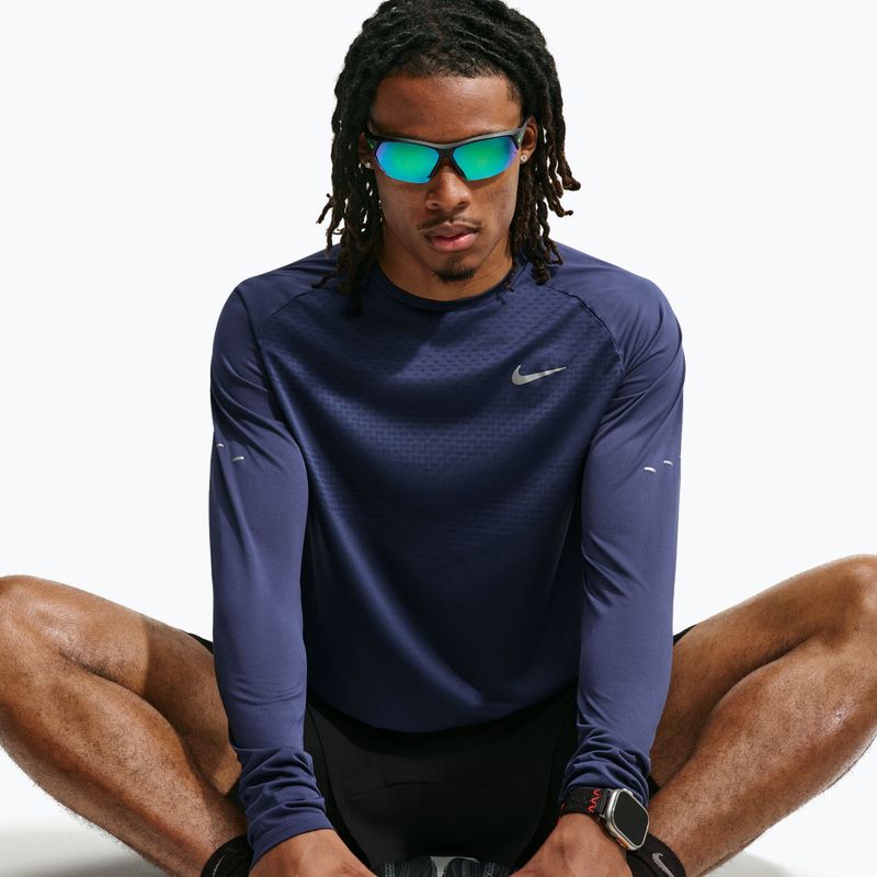 Longsleeve de alergare pentru bărbați Nike Stride Dri-Fit ADV Midnight Navy 6