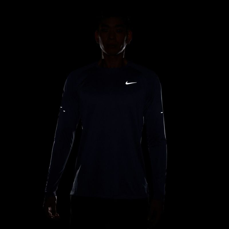 Longsleeve de alergare pentru bărbați Nike Stride Dri-Fit ADV Midnight Navy 8