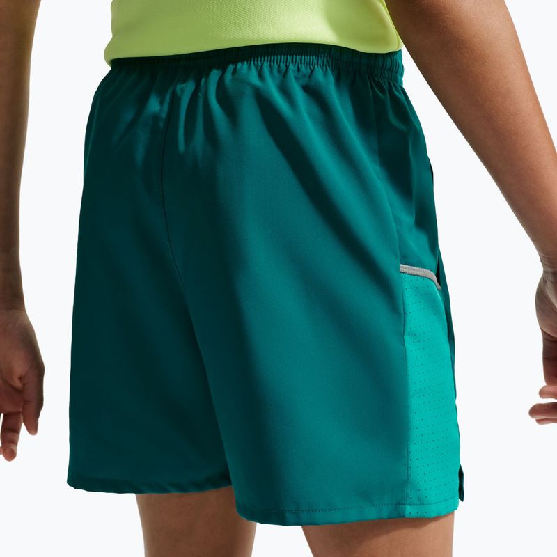 Pantaloni scurți pentru copii Nike Miler bright spruce/energy 6
