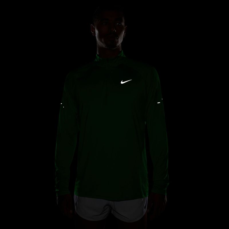 Bluză de alergare pentru bărbați Nike Stride 1/4 Zip Dri-Fit green spark 4