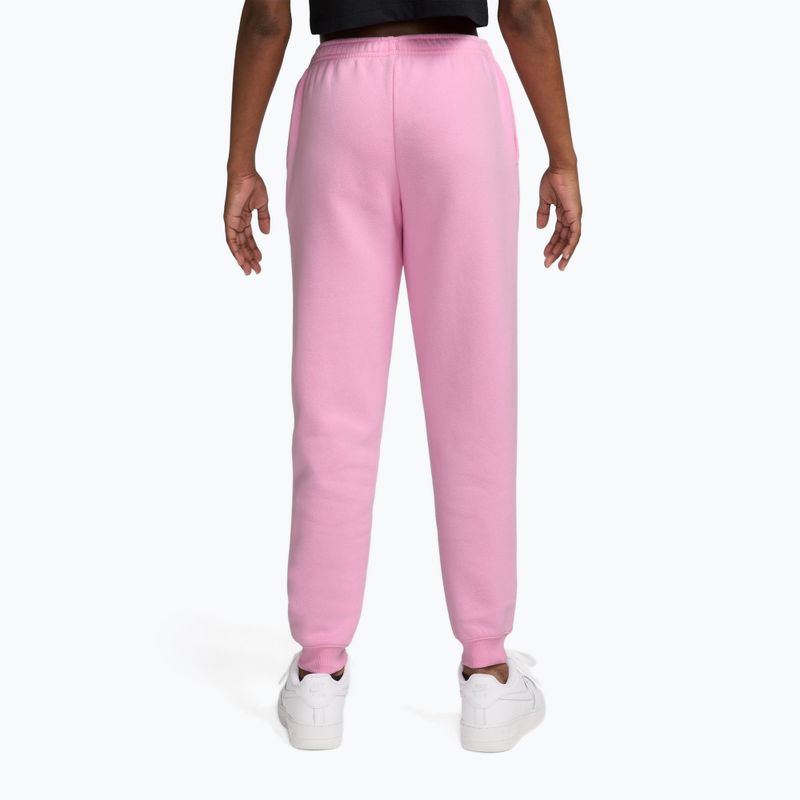 Pantaloni pentru copii Nike Sportswear Studio pink rise/white 2