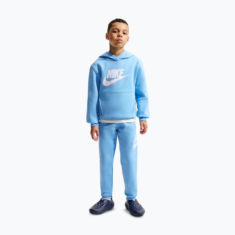 Pantaloni pentru copii Nike Club Fleece football blue/white 2
