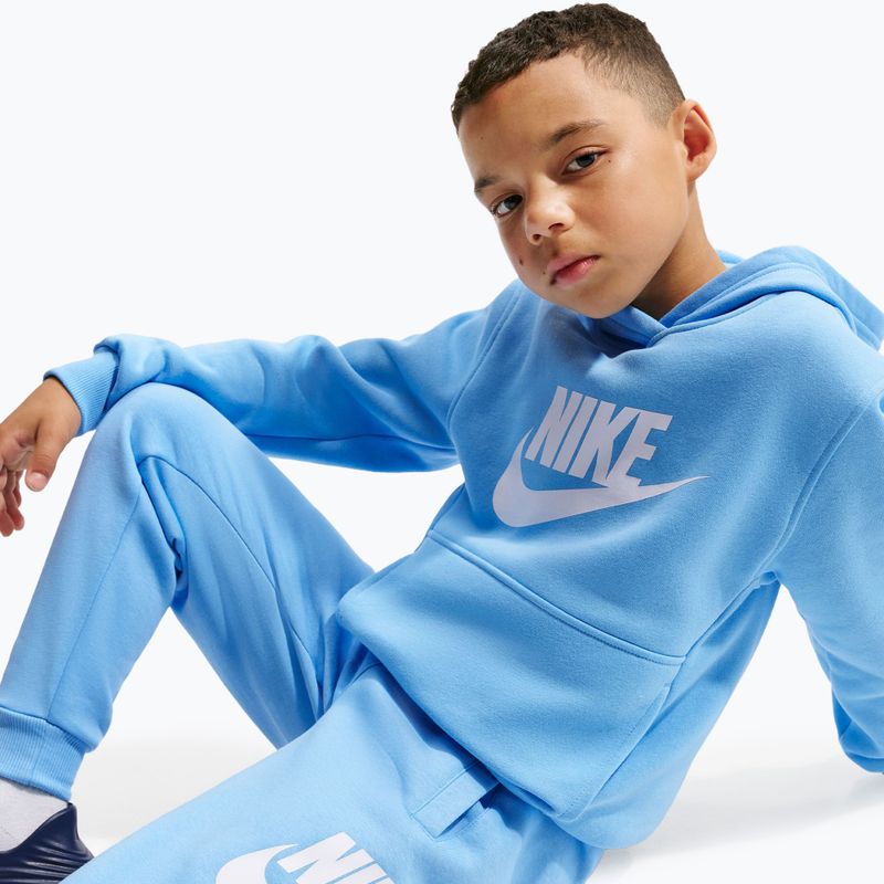 Pantaloni pentru copii Nike Club Fleece football blue/white 4