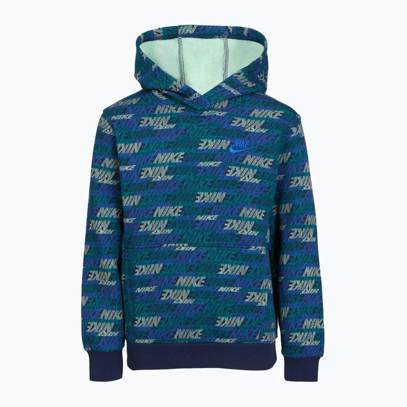 Bluză pentru copii Nike Sportswear Club Fleece bright spruce/midnight navy/game royal