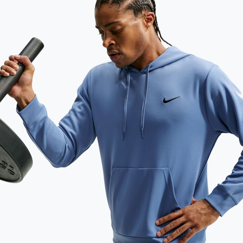 Bluză de antrenament pentru bărbați Nike Flex indigo storm/indigo storm/black 5
