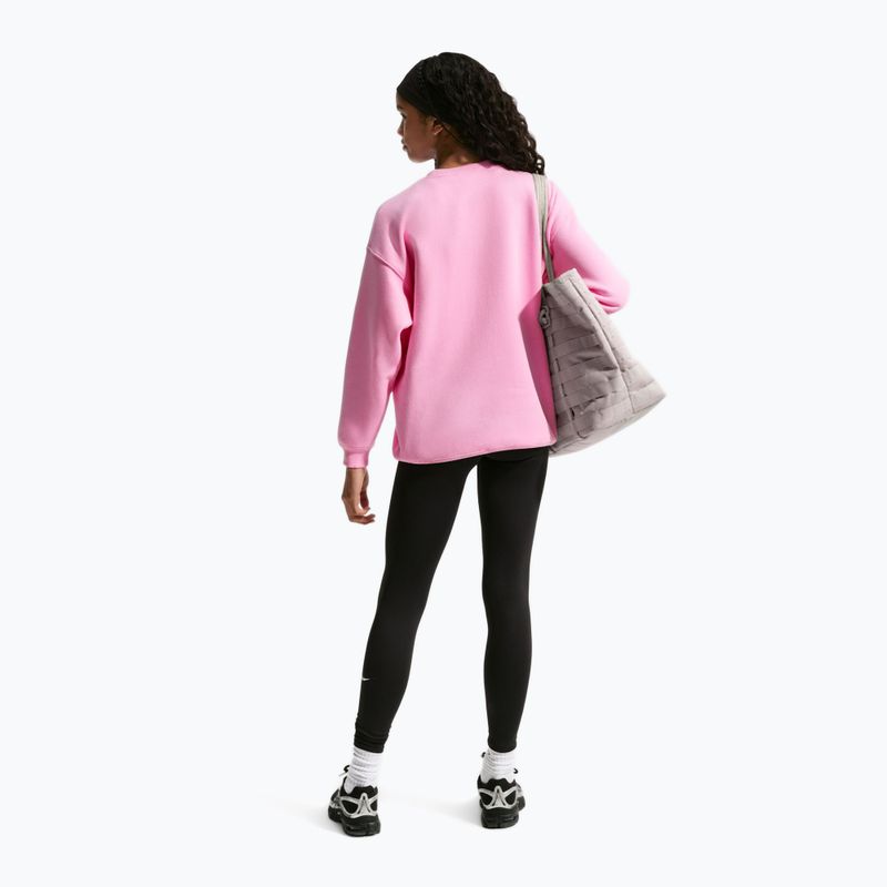 Bluză pentru copii Nike Sportswear Studio pink rise/white 3