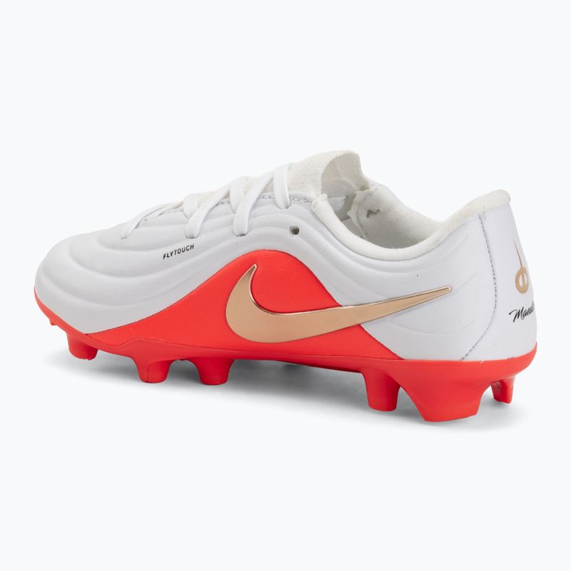 Încălțăminte de fotbal pentru copii Nike Jr. Tiempo Maestro Academy white/bright crimson/blur 3
